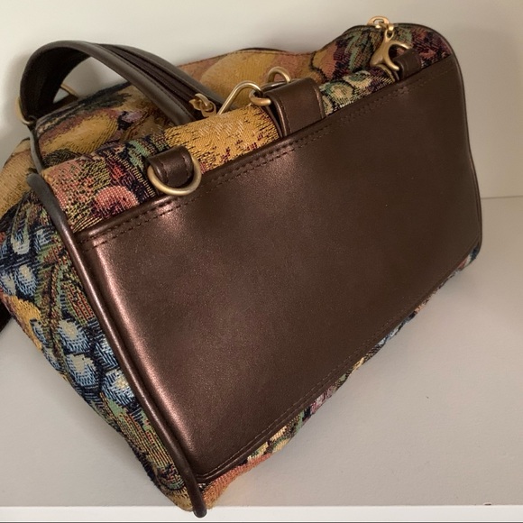 Vintage brocade purse backpack 2 in 1 - Picture 8 of 16